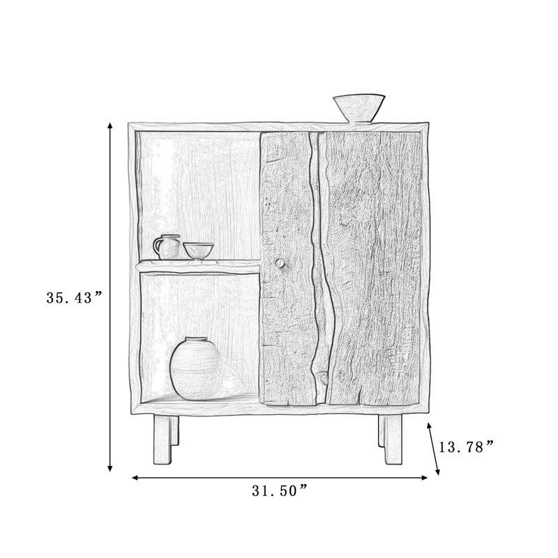 Modern Solid Wood Sideboard