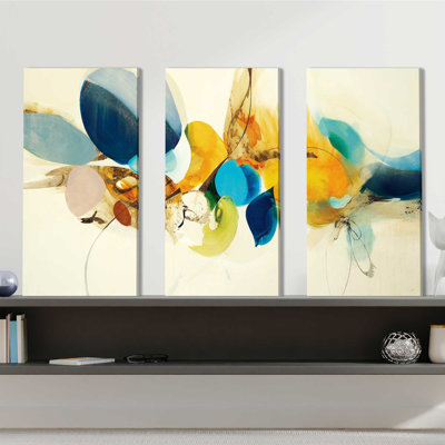 Candide Color - ensemble de 3 toiles tendues