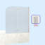 Mahnomen 56.1mm - 112.2mm W x 140mm H Hinged Semi-Frameless Tub Door with Clear Glass-165271300