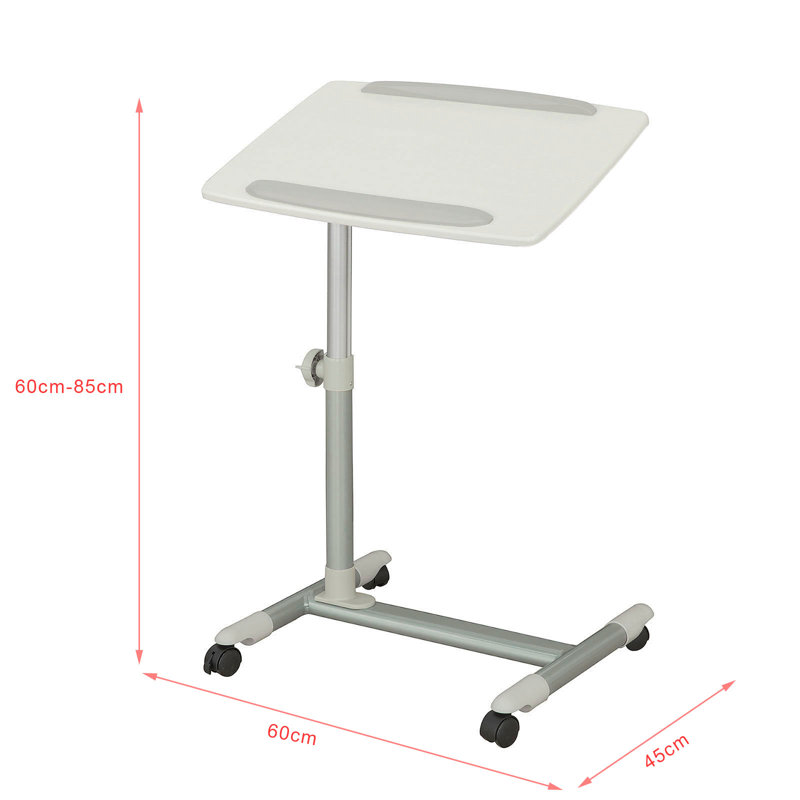 Skuli 60cm H x 60cm W Laptop/Tablet Storage Cart with Wheels