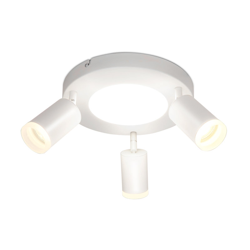 Shelvin Spotlight, White/Matt