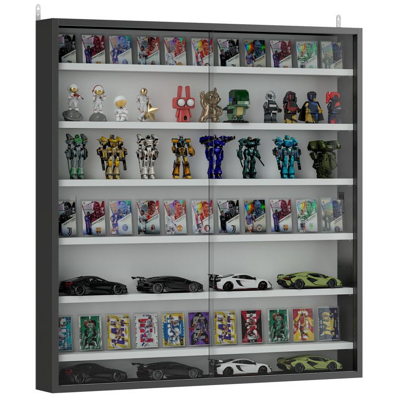 Glass 80 cm W Display Cabinet