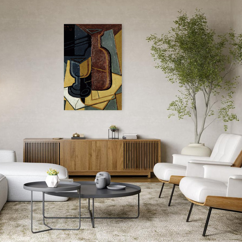 La Lettre, 1921, estampe d'art mural abstrait contemporain, 48" H x 32" W
