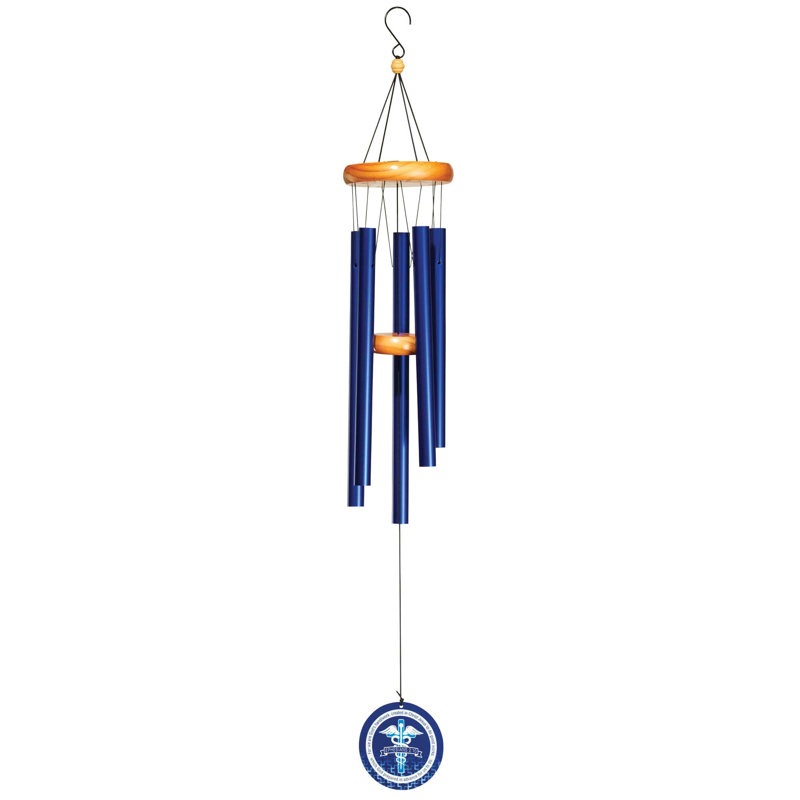 Weather Resistant Metal, Wood People Wind Chime