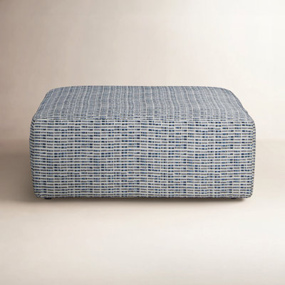 Mazekine 45" Wide Square Geometric Cocktail Ottoman by Birch Lane