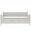 Lit de jour en bois moderne et rustique de style décontracté, blanc crème-1354504505