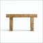 Console Long Farmhouse avec grain de bois naturel