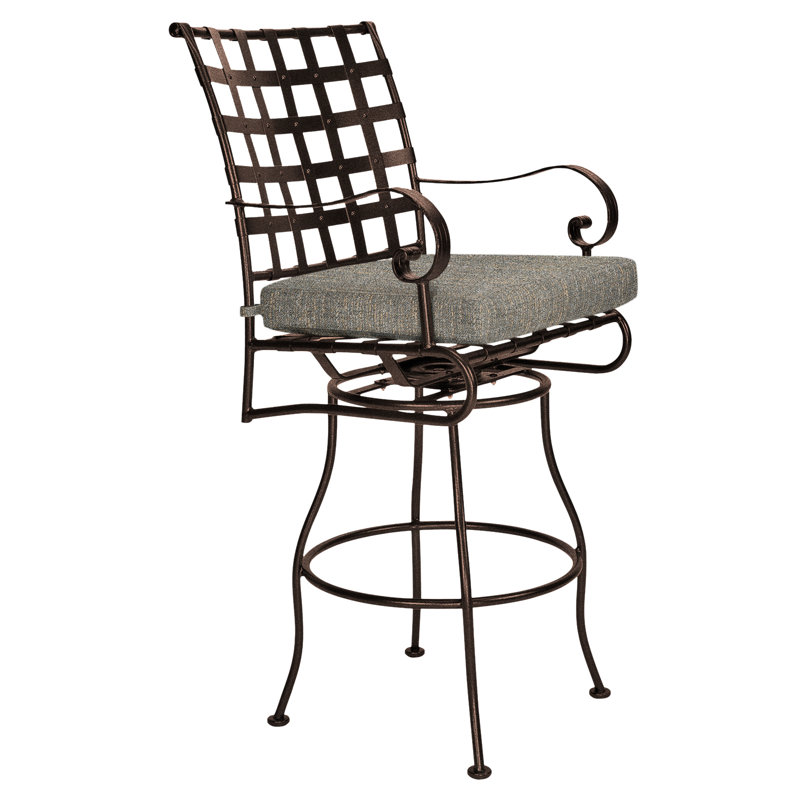 Classico-W Outdoor Swivel Bar Stool, Sahara Cafe, Copper Creek