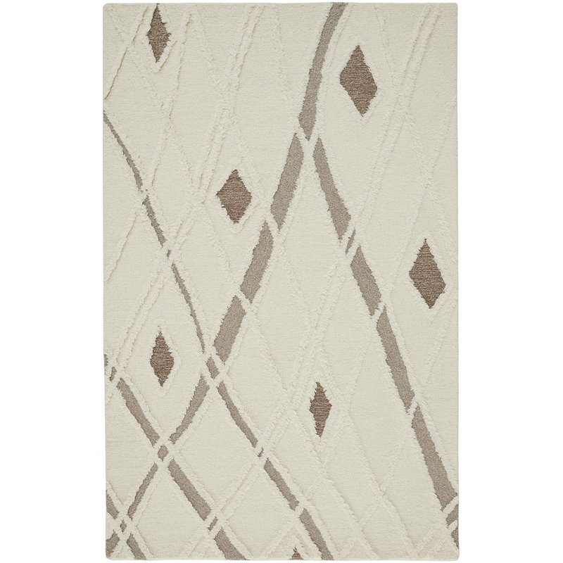 Hrishik Geometric Indoor Rug, Rectangle 8' x 10'