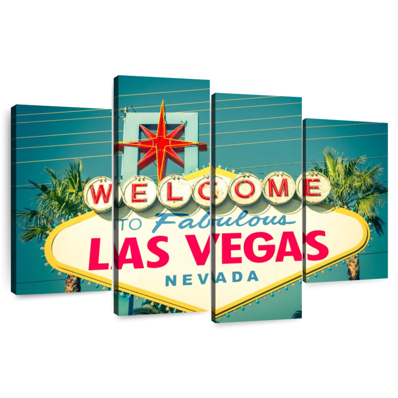 Panneau de bienvenue Nicci Las Vegas, H 27 po x l 43 po