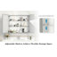 Pharmacie 32 po x 28 po avec miroir pour salle de bain