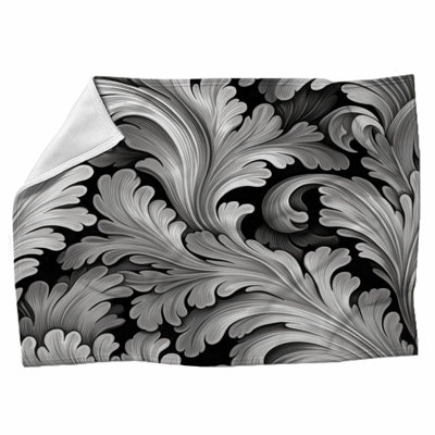 Machine Printed Throw Blanket