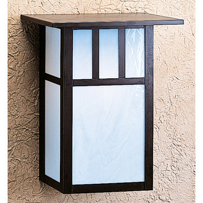 Huntington 1-Light Outdoor Wall Lantern -  Arroyo Craftsman, HS-8AF-BZ