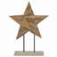 vidaXL Christmas Star Brown Solid Teak Wood-121073142