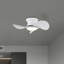 Ventilateur de plafond lumineux blanc Niamh
