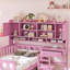 Lit multifonctionnel en bois-743454274