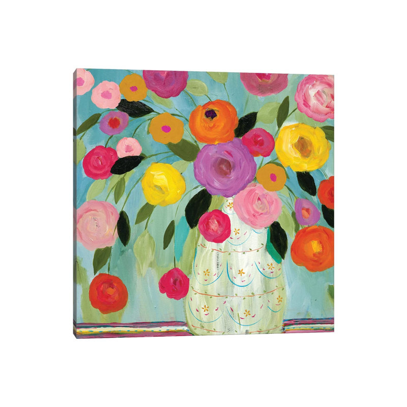 Fiesta 1 Piece Wrapped Canvas Painting, 30.48 cm H x 30.48 cm W