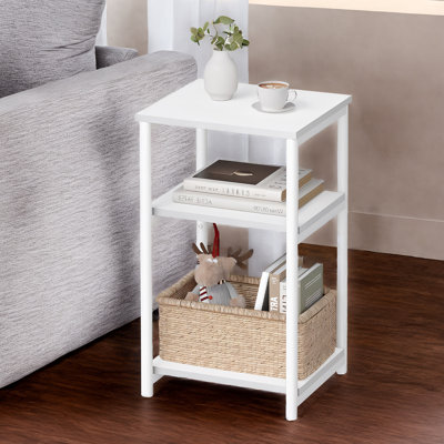 Side Table, Small End Table, Tall Nightstand For Living Room, Bedroom, Office, Bathroom by 17 Stories