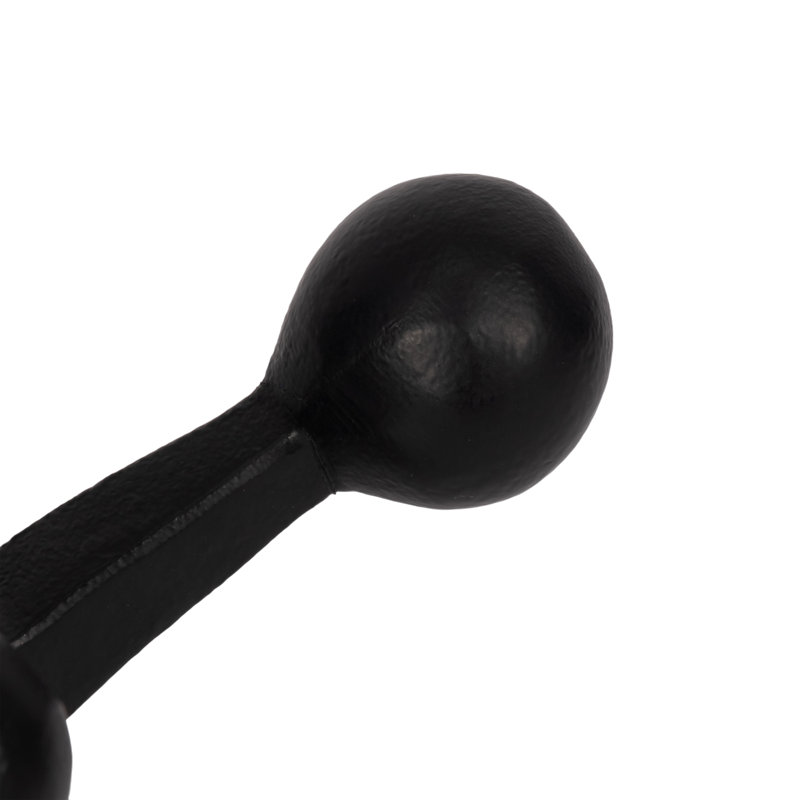 Sculpture abstraite géométrique en aluminium, Noir,  H 6 po x l 9 po x P 9 po