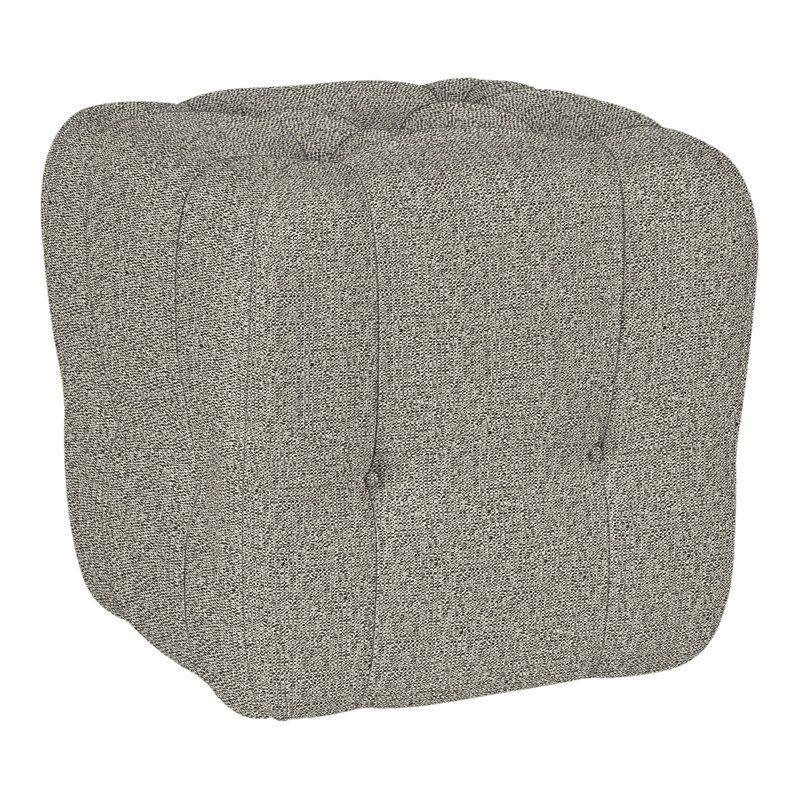 Glen Haven By Thom Filicia Square Pouf, Tuck Graphite