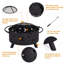 Bulle Round Iron Wood Burning Fire Pit