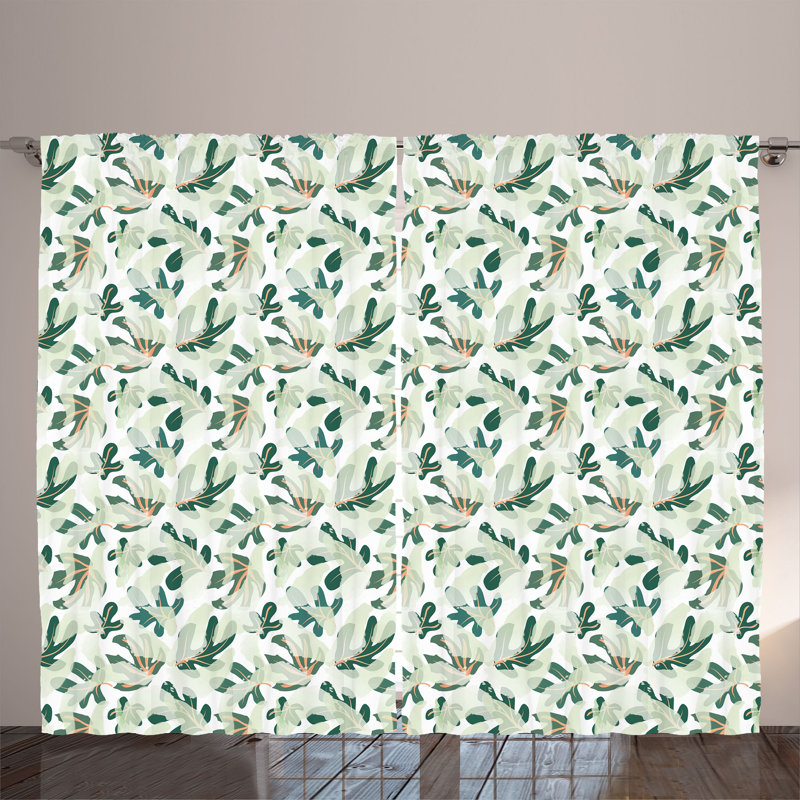Semi Sheer Curtain Pair