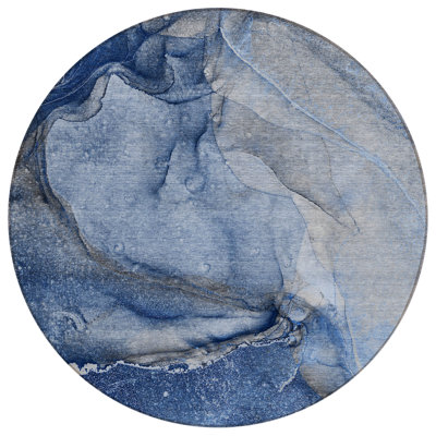 Bhola Washable Abstract Indoor / Outdoor Rug