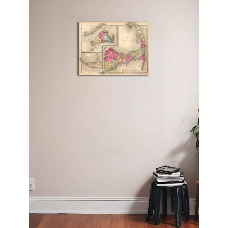 Unframed Graphic Art on Canvas, 18" H x 24" W