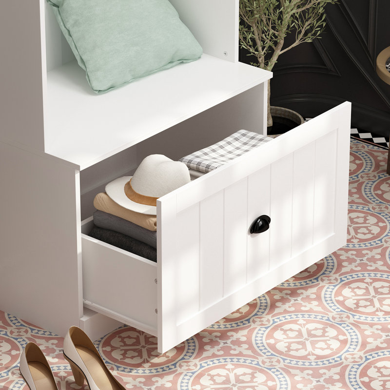 Antonny Hall Tree 27.7'' Wide with Bench