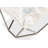 Trapezoid Solid Wood Top Single Coffee Table
