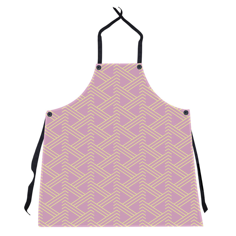 Jordao Bib Apron, Pink/Yellow