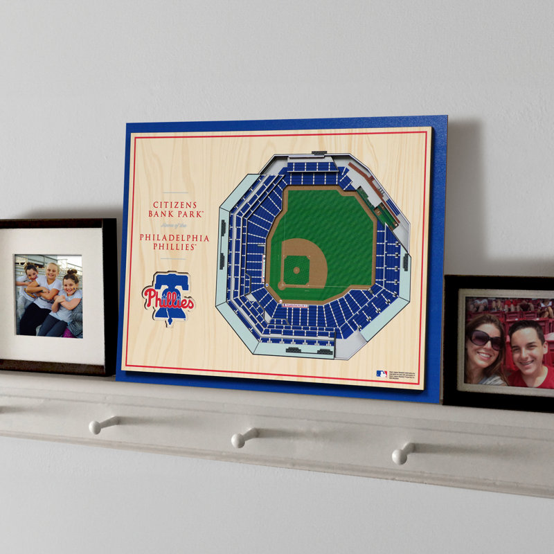 MLB 5-Layer StadiumViews 3D Wall Art, Philadelphia Phillies