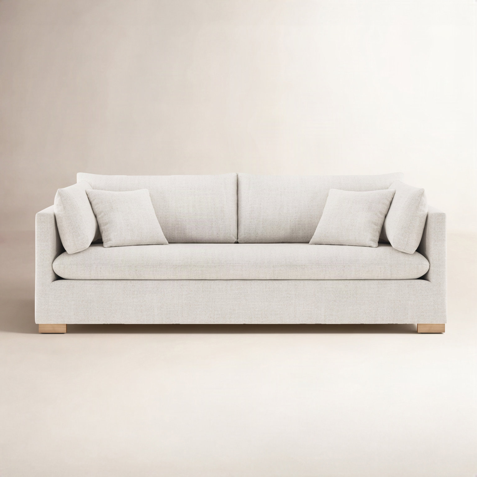 Upholstered Sofa, Nathan Wheat