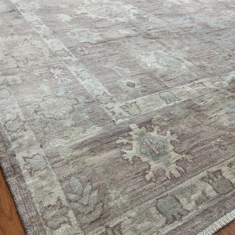 Hand Knotted Wool Geometric Rug