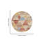 Tapis rond lavable antidérapant 41