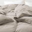 Insertion de couette en duvet d'oie blanche en duvet d'oie toutes saisons - literie ultra douce sans bruit avec rembourrage certifié RDS, chaleur moyenne, lavable à la machine-129032321-134397429