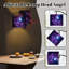 Lampe sur pied Arc Dreamy Night Sky Moon Vibrant Blossoms