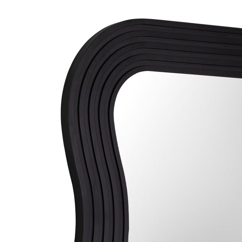 Rectangle Floor Mirror, Black