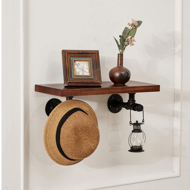 L-Shaped Iron Bracket Shelf