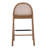 Modern Bar Stools Upholstered Counter Stools With Rattan Backrests And Wood Legs Kitchen Stools For Island Set of 4-1814217214-1814217213