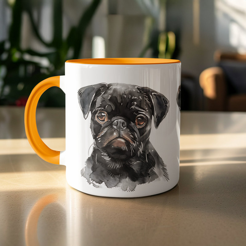 Mug, Orange, 3
