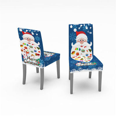 Christmas Santa Clause Chair Covers (Set of 4)