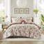 Ensemble d'édredon 4 pièces pour lit double / grand champignon avec 2 taies décoratives et coussin décoratif-128498231