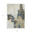 Tapis intérieur lavable abstrait beige et brun 3 pi x 5 pi