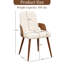 Chaise rembourrée en bois massif Carman-585278058