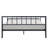 ClickDecor Evans Platform Bed Frame with Matte Black Metal Headboard-1950454394