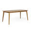 Table de salle à manger d'extérieur avec structure en bois d'acacia, teck