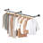 Michihisa Metal Wall Mounted Clothes Rack