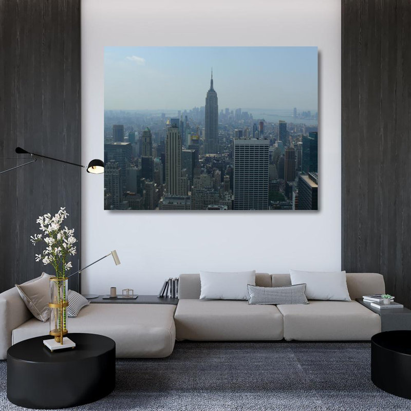 New York City Empire State Building, H 36 po x l 47 po