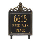 Lanai Pineapple Personalized Standard 3-Line Lawn Address Sign